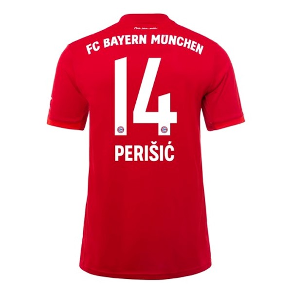 Camiseta Bayern Munich NO.14 Perisic Replica Primera Ropa 2019/20 Rojo